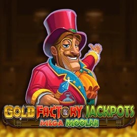 Enjoy Gold Factory Jackpots Mega Moolah by Aurum Signature Studios – logo hosted on wbetzz.nl