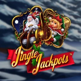 Jingle Jackpots slot icon by Dragon Gaming, available at Wbetz Casino