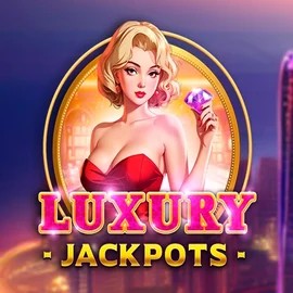 Luxury Jackpots slot logo by Triple Cherry at Wbetz Casino