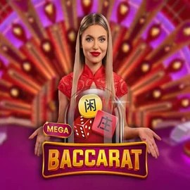 Mega Baccarat logo by Pragmatic Play Wbetz Casino