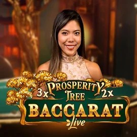 Prosperity Tree Baccarat logo by Evolution at Wbetz Casino