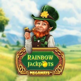 Rainbow Jackpots Megaways by Red Tiger Gaming, showcased at wbetzz.nl – game logo
